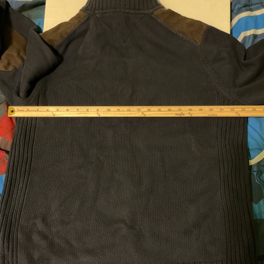 Tommy‎ Hilfiger Men’s 1/4 Zip Sweater XL Sherpa Lined Pullover - Picture 5 of 8